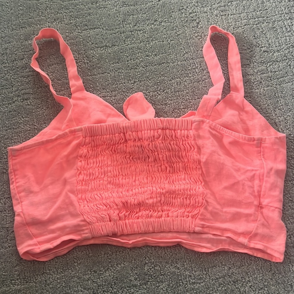 Pink basic crop top - Picture 2 of 2